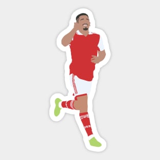 Gabriel Jesus Arsenal Forward 9 Sticker